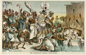 Les démocrates retrouvent leur Moïse, de Puck - Joseph Keppler