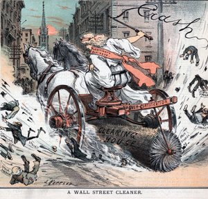 Nettoyeur de Wall Street par Joseph Ferdinand Keppler - Joseph Keppler