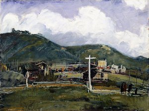 Jour de pluie, Laguna - Joseph Kleitsch