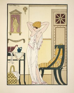Lavage des cheveux, illustration de 