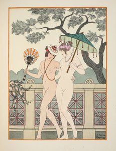 Se promener nus autant que possible, illustration de 
