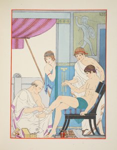 Soldat blessé, illustration des 