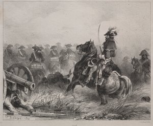 Scène de Cavalerie - Joseph Louis Hippolyte Bellange