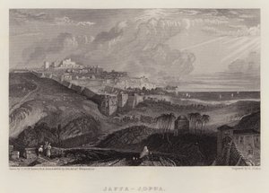 Jaffa, Joppa (lithographie en couleur) - Joseph Mallord William (after) Turner