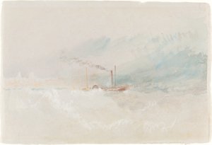 Un bateau de transport au large de Douvres - Joseph Mallord William Turner