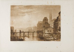 Bâle, planche 5 de Liber Studiorum - Joseph Mallord William Turner