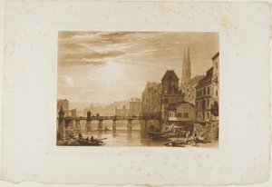 Bâle, planche 5 de Liber Studiorum - Joseph Mallord William Turner