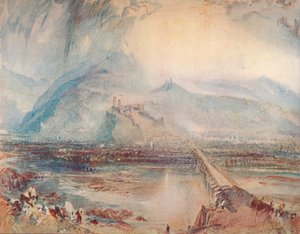 Bellinzona : De la route vers Locarno, 1909 - Joseph Mallord William Turner
