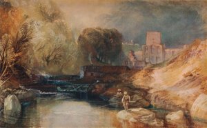 Prieuré de Brinkburn, Northumberland, vers 1830, 1938 - Joseph Mallord William Turner
