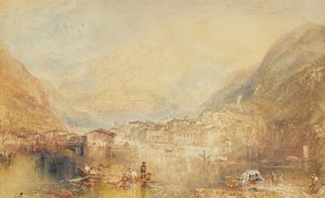 Brunnen depuis le lac de Lucerne - Joseph Mallord William Turner