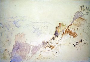 Burg Eltz du nord - Joseph Mallord William Turner