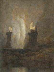 Fonderies de fer de Carron, vers 1800 - Joseph Mallord William Turner