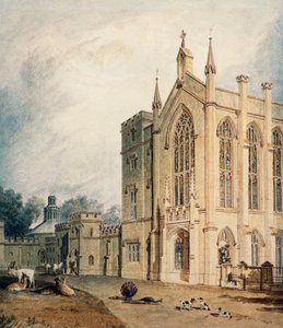 Cassiobury, façade ouest, vers 1807