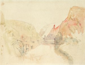Château de Traben-Trarbach sur la Moselle, c.1844 - Joseph Mallord William Turner