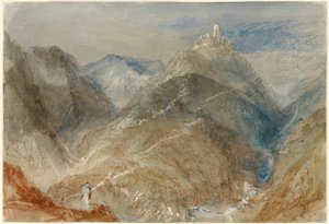 Château sur hauteur près de Genève - Joseph Mallord William Turner