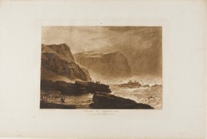 Côte du Yorkshire, planche 24 de Liber Studiorum - Joseph Mallord William Turner