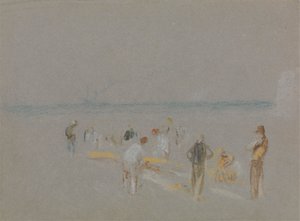 Cricket sur les bancs de Goodwin - Joseph Mallord William Turner