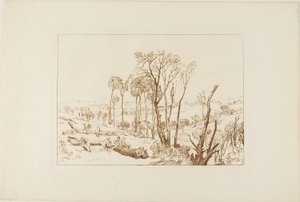 Crowhurst, planche 76 du Liber Studiorum - Joseph Mallord William Turner