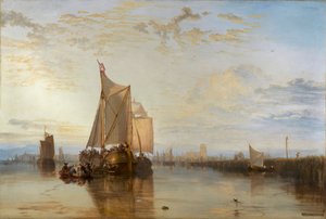 Dort ou Dordrecht : Le bateau de Dort de Rotterdam calmé