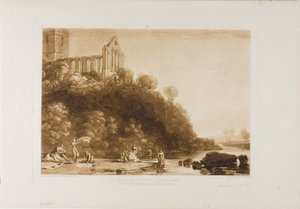 Abbaye de Dumblain, planche 56 de Liber Studiorum - Joseph Mallord William Turner
