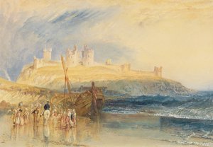 Château de Dunstanborough, Northumberland, c.1829 - Joseph Mallord William Turner
