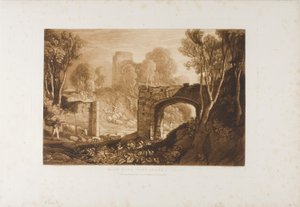 Porte Est, Winchelsea, planche 67 du Liber Studiorum - Joseph Mallord William Turner
