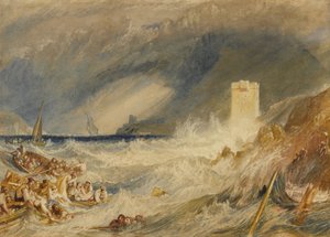 Entrée du port de Fowey, Cornouailles - Joseph Mallord William Turner