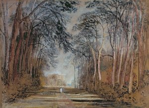 Avenue Farnley, Farnley Hall, Yorkshire - Joseph Mallord William Turner