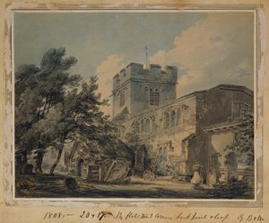 Église de Finchley, 1801