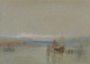 Bateaux de pêche calmes au large du Havre - Joseph Mallord William Turner