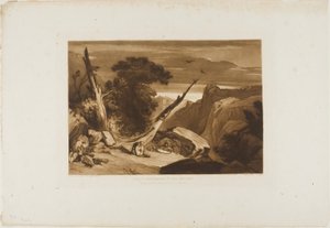 Extrait de Fairy Queen de Spenser, planche 36 du Liber Studiorum - Joseph Mallord William Turner