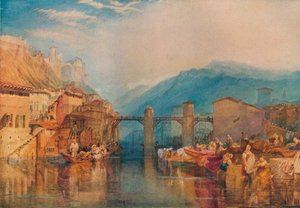 Pont de Grenoble, 1824 - Joseph Mallord William Turner
