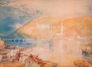 Heidelberg au coucher du soleil, vers 1840 - Joseph Mallord William Turner