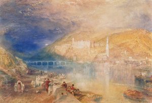 Heidelberg : Coucher de soleil - Joseph Mallord William Turner