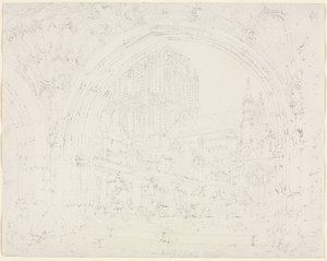 Cathédrale de Hereford, vers 1793