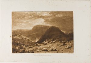 Hind Head Hill, planche 25 de Liber Studiorum - Joseph Mallord William Turner