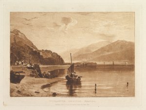 Inverary Pier, Loch Fyne, Matin Liber Studiorum, partie VII, planche 35 - Joseph Mallord William Turner
