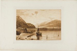 Inverary Pier, planche 35 de Liber Studiorum
