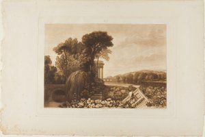 Isis, planche 68 de Liber Studiorum - Joseph Mallord William Turner