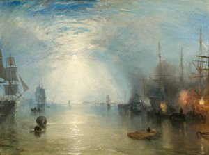 Les haleurs de charbon au clair de lune - Joseph Mallord William Turner