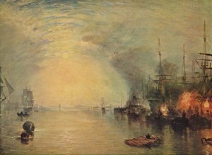 Les haleurs de charbon au clair de lune, 1835 - Joseph Mallord William Turner