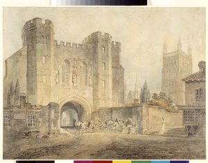 Porte du roi Edgar, Worcester - Joseph Mallord William Turner
