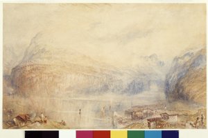 Lac de Lucerne depuis Brunnen - Joseph Mallord William Turner