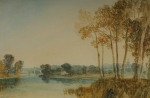 Paysage avec arbres près de la Tamise, c.1805 - Joseph Mallord William Turner