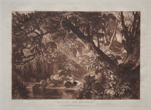 Liber Studiorum : Aesacus et Hespérie - Joseph Mallord William Turner