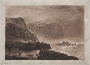 Liber Studiorum : Côte du Yorkshire, près de Whitby - Joseph Mallord William Turner