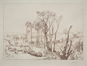 Liber Studiorum : Crowhurst, Sussex - Joseph Mallord William Turner