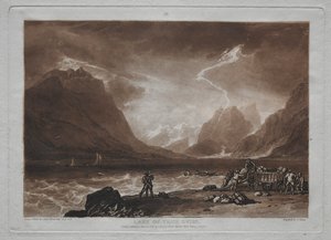 Liber Studiorum : Lac de Thoune, Suisse - Joseph Mallord William Turner
