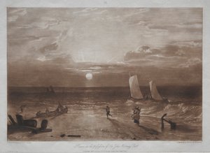 Liber Studiorum : Mildmay Sea-piece - Joseph Mallord William Turner