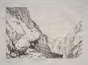 Liber Studiorum : Mont Saint-Gothard - Joseph Mallord William Turner